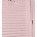 American Tourister Stratum 3.0 Large 28-Inch Spinner, Airline Approved, Durable Hardside Luggage, Expands 1.5", RightHeight Adjustable Handle, Pink Blush, Large - Checked