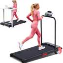 Walking Pad with Incline, 2026 Upgrade Electric Small Walking Pad with Handle Bar, 3.0HP Protable Walking Pad Treadmill with Handles and Incine for Home Small, 0.6-7.6MPH, 350LBS
