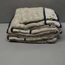 Madison Park Serene 100% Cotton Bath Towel Set Luxurious Floral Decorative Towels for Bathroom Embroidered Cotton Jacquard Design Soft Highly Absorbent for Shower 600 GSM, Multi-Sizes, Navy 6 Piece