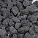 10lb Lava Rocks for Fire Pit, 1"-2" Black Lava Rocks for Gas Grill