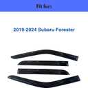IG Window Visors Fit for 2019-2024 Subaru Forester, Out-Channel Rain Guards Vent Wind Deflectors 4PC, Car Accessories for 19-24 Forester