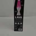 14.5" Opalescent Pink and White Lava Lamp
