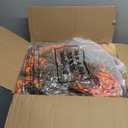 Giegxin Artificial Fall Flowers Bulk for Outdoors Realistic Outdoor Faux Plants Uv Resistant Artificial Wild Flowers, Plastic Plants Fake Wheat Violet for Hanging Garden Porch Window Wall Decor