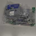 TZe-231 Replacement for Brother Label Maker Tape 12mm 0.47 White Laminated, TZe 231 TZ Tape Refills 1/2" Compatible with Brother P-Touch PT-D210 D220 H110 D400 D410 D610BT, Black on White, 6-Pack