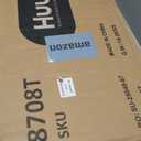 Huuger Buffet Cabinet with Storage, Storage Cabinet with PE Rattan Decor Doors, Accent Sideboard Buffet with Solid Wood Feet, for Hallway, Entry, Living Room, Natural