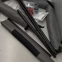 K&H Pet Products Bolster Dog Cot, Cooling Indoor Outdoor Elevated Cot Hammock Dog Bed with Removable Washable Bolsters, Washable Mesh Cover, Raised Metal Frame - Medium 32 X 25in Charcoal