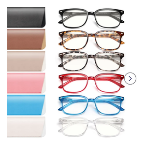 NOVIVON 6 Pack Reading Glasses for Women, Reading glasses men, Blue Light Blocking Readers, Computer eye glasses, Cheaters