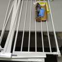 Regalo Safety 36" Extra Tall Baby Gate for Doorways & Bottom of Stairs, Pressure Mounted Walk Through Gate for Babies, Toddlers & Pets, Tested & Safe for 30 Years, American Designed, American Owned