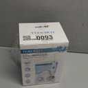 TUREWELL Water Dental Flosser for Teeth/Braces, Water Teeth Cleaner 8 Jet Tips and 10 Pressure Levels, 600ML Large Water Tank Oral Irrigator for Family(White)