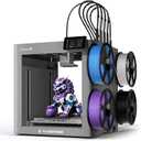 FLASHFORGE Creator 5 3D Printer, 4 Toolheads 7S Toolchanger Multi-Filament Printing, CoreXY 600mm/s 5X Faster Color Switch, Near-Zero Waste System, Auto Bed Leveling, Smart Extrusion Stunning Results