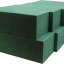 Pack of 8, Dry and Wet Floral Foam Blocks for Fresh and Artificial Flowers, Each (7.8 L x 3.5 W x 2.4 H), for Wedding, Birthdays, Home, Office and Garden Decorations