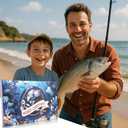 Labeol Advent Calendar 2025, 24 Days Christmas Countdown Surprise with 24 PCS Unique Fishing Tackle Lure Advent Calendar Set, Xmas Fishing Gift for Fishing Lovers Adult Men