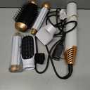 5 in 1 Blow Dryer Brush,Hair Dryer Brush with Detachable Air Styler,Negative Ionic Magic Hair Styler,Hot Air Brush for Women Volumizer,Straightener,Drying (Gold)