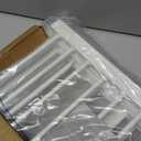 No Pawblems Dog Gate with Small Pet Door, 16"-42.7" Adjustable Metal Short Dog Gate to Step Over, 16.5" Tall Small Pet Gate with 3 Extension Kits, Pressure Mounted Gate for Doorways & Stairs, White