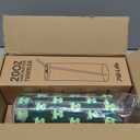 PYD Life Sublimation Blanks Skinny Tumbler White 20 OZ Straight Stainless Steel with Metal Straw for Mug Tumbler Heat Press Machine Sublimation Printing 4 Pack