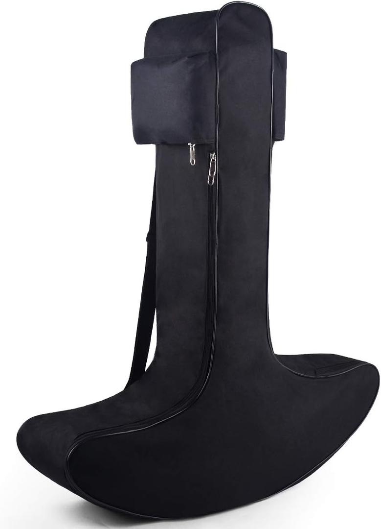 LWANO Crossbow Case Soft Tactical Crossbow Bag with Backpack Straps (38"L27"W, black)