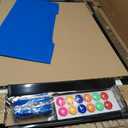 Dry Erase White Board with Stand Double Sided 28"X20" Magnetic U Standing Easel Whiteboard, Height Adjustable & 360 Rotation Portable White Boards for Classroom, Home & Office