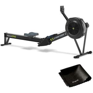 Concept2 Model D Upgraded New Rowing Machine Indoor Rowing Machine for Exercise Control Your Workout Intensity with PM5 Performance Monitor and Bundled with HogoR Cleaning Cloth