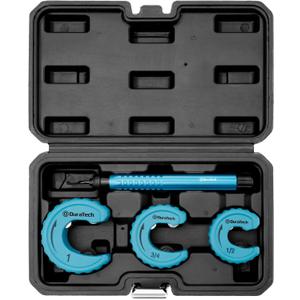 DURATECH 4-Piece Copper Tubing Cutter Set, Pipe Cutter Tool, Includes 1/2", 3/4",1" Tube Cutters, 1 Deburring Tool with Storage Case