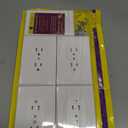 Bates Duplex Wall Outlet Covers - 10 Pack, White Wall Plates