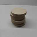 8 PCS 5.9 Inch Blank Wooden Discs Circles Wooden Coasters, 3/4 Inch Thick Unfinished Natural Wood Slices, Round Wooden Circles for Crafts DIY Painting Engraving