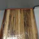 20x15x1.5 Inch Gossby Teak Wood Cutting Board  Large BBQ, Charcuterie, Meat Cutting Board for Men, Women Kitchen, Housewarming, New Home Gift  Perfect Balance Design  Deep Juice Groove  Food-safe