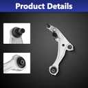 Front Lower Control Arm with Ball Joint Assembly Replacement For 2007-2012 Nissan Altima and ONLY 2013 Altima Coupe Models