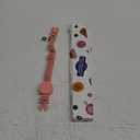 CollarDirect Airtag Nylon Dog Collar Silicon Holder Designed for Apple Airtag with QR Tags Personalized Dogs Puppies 5 Colors Black Pink Violet Green Orange (Pink, S)