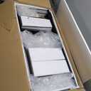 5 Tier Foldable Storage Shelves, Expandable Folding Shelving Units with Wheels, Changeable into 2 Shelf Units, Collapsible Adjustable Storage Rack Metal Shelves for Storage, Pantry, Garage, Kitchen (Black)