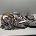 Eastsora Electric Heated Blanket Throw 50''x60''  Soft Dual-Sided Flannel, 12 Heat Settings, Smart Timer, ETL & FCC Certified, Machine Washable (Brown & Gray, Single(50"x60"))