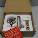 Keyless Entry Keypad Deadbolt  Digital & Mechanical Door Lock, No Low Power Risk (Silver)