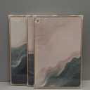 Large Framed Green and Beige Abstract Wall Art Set of 3, Modern Neutral Canvas Prints Paintings Artwork for Walls, Minimalist Abstract Pictures for Living Room Dining Room Bedroom Wall Decor 20x30 In (Serene Tides)