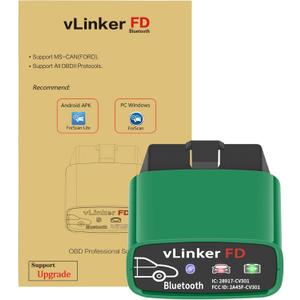Vgate vLinker FD Bluetooth3.0 OBD2 Scanner for FORScan Fixed Diagnostic Tool Car Code Reader for Android & Windows