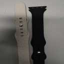 2Pack Leopard Engraved Bands Compatible with Apple Watch Band 41MM/40MM/38MM Women, Silicone Cheetah Sport Strap for iWatch Series SE 10 9 8 7 6 5 4 3 2 1,Ultra