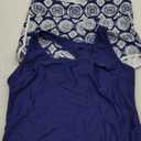 Aleumdr Womens Athletic 3 Piece Tankini Swimsuits with Shorts Swim Tank Tops with Sports Bra and Boyshorts Bathing Suits XL