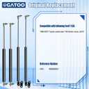 Front Hood and Rear Hatch Tailgate Liftgate Lift Supports Gas Shock Strut Springs Compatible with 1998 1999 2000 2001 2002 2003 2004 2005 2006 2007 Toyota Land Cruiser Lexus LX470, 4 pcs Set