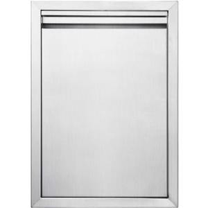 JIE JIN BBQ Access Door 17" W X 24" H Outdoor Kitchen Doors Single Door Thickened 304 Stainless Steel Outdoor Kitchen Accessories Door for Indoor/Outdoor Kitchen Outdoor Cabinet BBQ Island