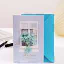 LOVEANNA Pretty Handmade Flower Elegant Baby Girl Shower Birthday Thank You Wedding Cards with Envelopes Floral Bridal Shower,4x6 Inches,4 Combinations