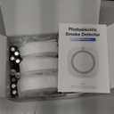 Hilmon Smoke Alarm Fire Detector,Battery Operated Photoelectric Smoke Detector with Test Button and Low Battery Warning, Fire Alarms Smoke Detectors for Home, 6 Pack