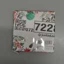 Laraine Christmas Tree Ornaments – Decorative Hanging 2025 Holiday Keepsake Gift Snowflake Pendant with 2.5” Photo Frame Insert for Picture of Pet (Square Gold (2025))