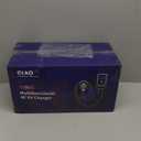 QIAO Level 2 EV Charger, Up to 40A Electric Car Charger, Wi-Fi Bluetooth APP Enabled EVSE, 4.3in Display, 25ft Cable, NEMA 14-50 Plug Charge Station Compatible with All SAE J1772 EV Models White