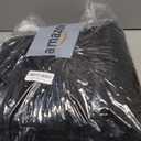 Non Slip Thick Shaggy Chenille Bathroom Rug Mat Set Extra Soft and Absorbent Striped Floor Rugs, 2 Piece, Machine-Washable (Black)