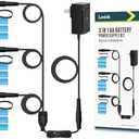 Lenink 1 to 3 AC Power Supply Adapter Kit with On/Off Switch for AA Battery, Replace 3 AA Battery
