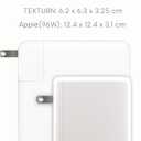 100W Smart GaN PD Charger, 6.6ft/2m 100W E-Mark Cable, 3 Ports (2 USB-C, 1 USB-A), Compatible with MacBook Pro, Pixelbook, ThinkPad, XPS, iPad Pro, Samsung S25 Ultra, iPhone 16 Pro & More