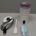 Secura Electric Milk Frother, Automatic Milk Steamer, 4-IN-1 Hot & Cold Foam Maker-8.4oz/240ml Milk Warmer for Latte, Cappuccinos, Macchiato with Silicone Spatula, Silent Operation & Shut-off (White)