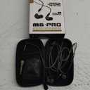 MEE audio M6 PRO In Ear Monitor Headphones for Musicians, 2nd Gen Model With Upgraded Sound, Memory Wire Earhooks & Replaceable Cables, Noise Isolating Professional Earbuds, 2 Cords Included (Black)