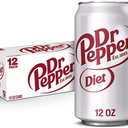2 x Diet Dr Pepper Soda, 12 fl oz cans, pack of 12 (BBD-19OCT26)