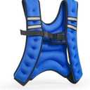 Tone Fitness HHWV-TN012 Weighted Vest, 12 lbs, Blue