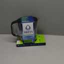Brita Water Filter Space Saver Pitcher for Tap and Drinking Water with 1 Elite Filter, Black