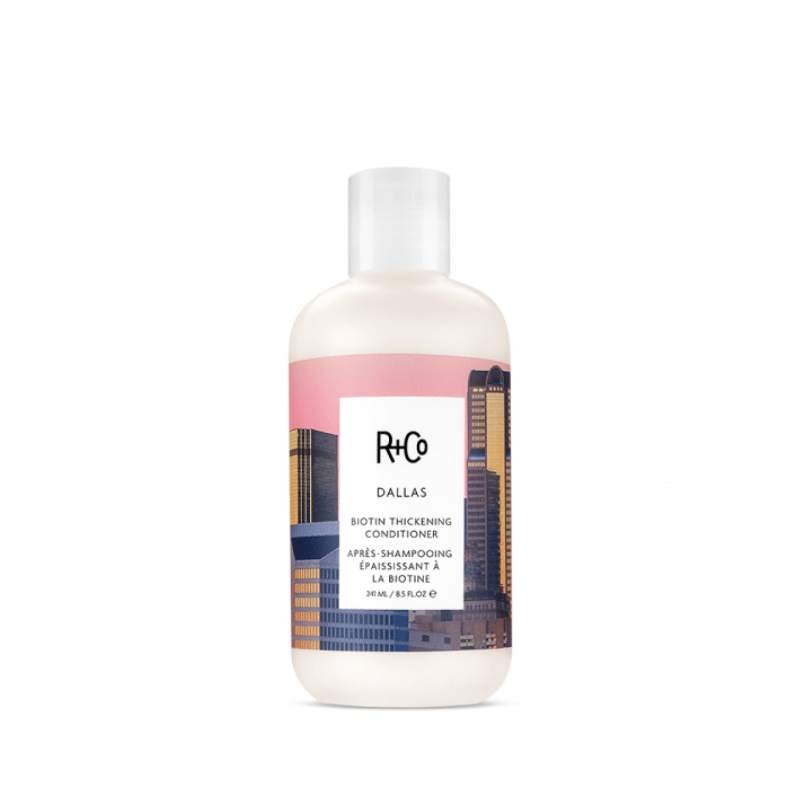 R+Co DALLAS Biotin Thickening Conditioner Revitalizes Hair with Lightweight Hydration. Infused with Biotin for Prolonged Strength and Enhanced Shine, 8.5 oz